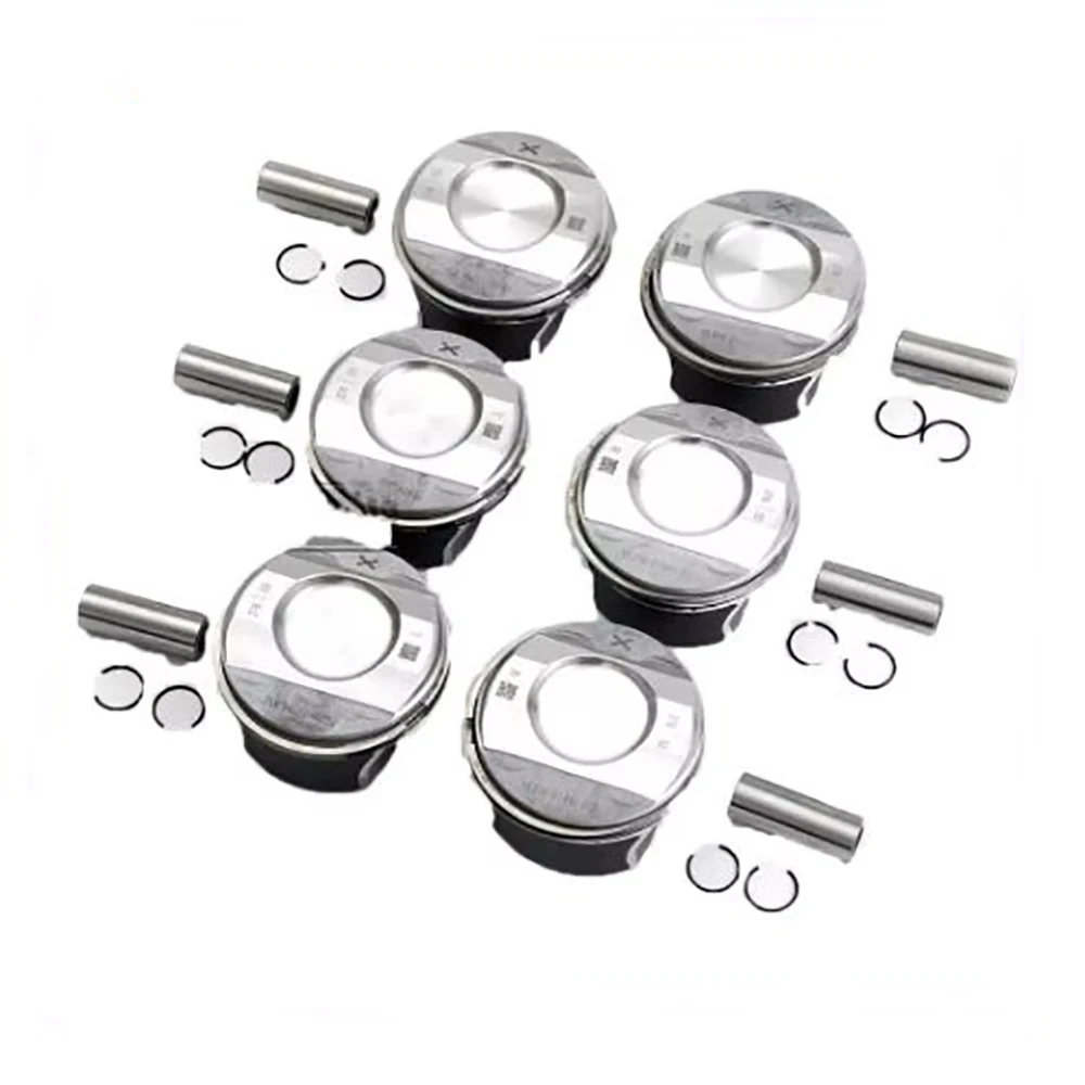 

6pcs New Pistons Rings Set For Mercedes-Benz E350 ML300 R350 S350 C300 CLS300 ML350 SL350 S350 R350 3.5L V6 M276 Car Engine Part