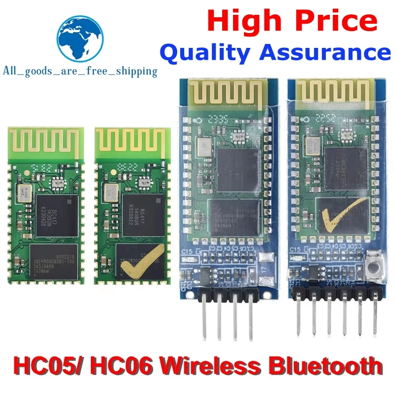 TZT HC-05 HC 05 hc-06 HC 06 RF Wireless Bluetooth Transceiver Slave Module RS232 / TTL to UART converter and adapter