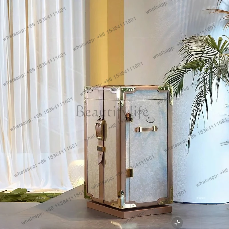 Light Luxury Jewelry Cabinet Luxury Villa Home Artistic High-end Password Lock Solid Wood Jewelry Cabinet
