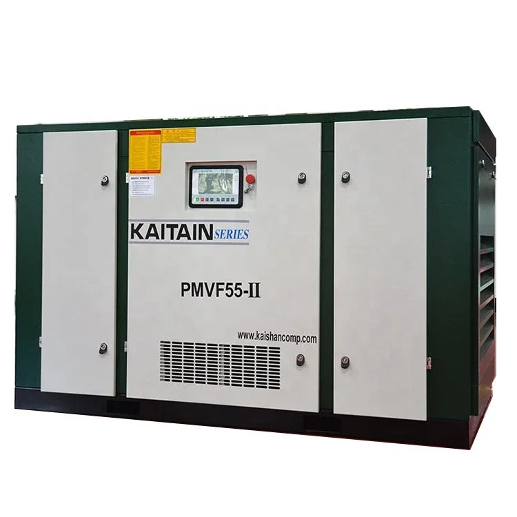 Electric Silent Oil Free Screw Type 15kw 22kw 37kw 75kw Air Compressor 4.5bar 6bar 8bar 9bar 10bar for Industrial