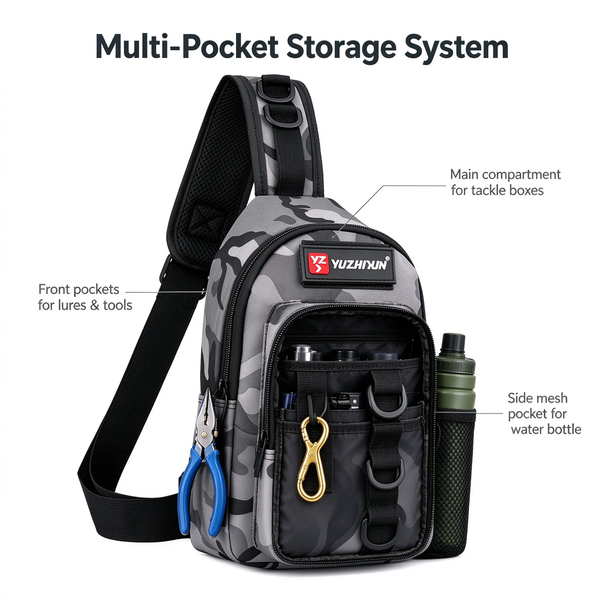 Bolsa Multifuncional Impermeáv - Fishing Equipment Bag avaliação e preço