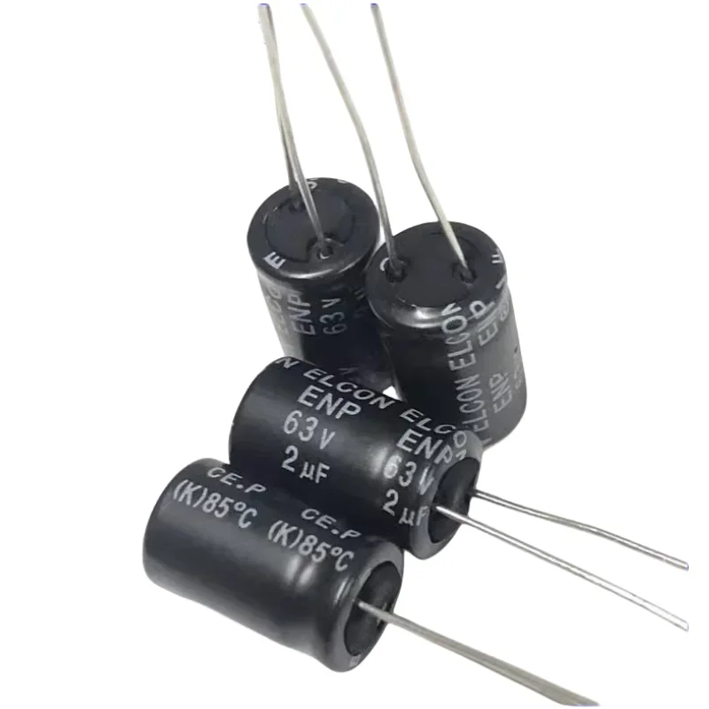 

10PCS ELCON 2uf treble crossover stepless fever audio capacitor 63v 2uf 10X16mm