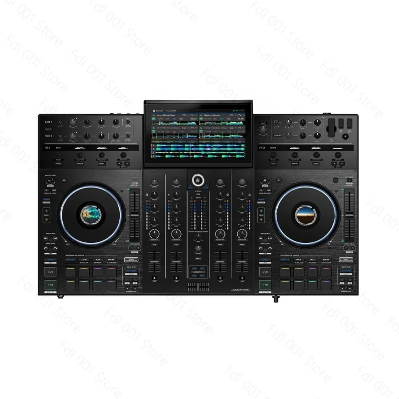 All-in-one machine 4-way U disk digital DJ player controller serato software