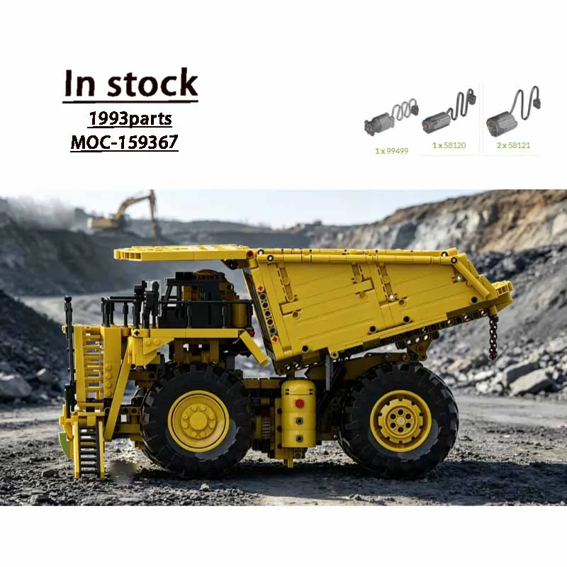 MOC-159367New MineTransport DumpTruck Building Block Model1993Parts MOC Creative BoysChildren's Birthday Building Block Toy Gift
