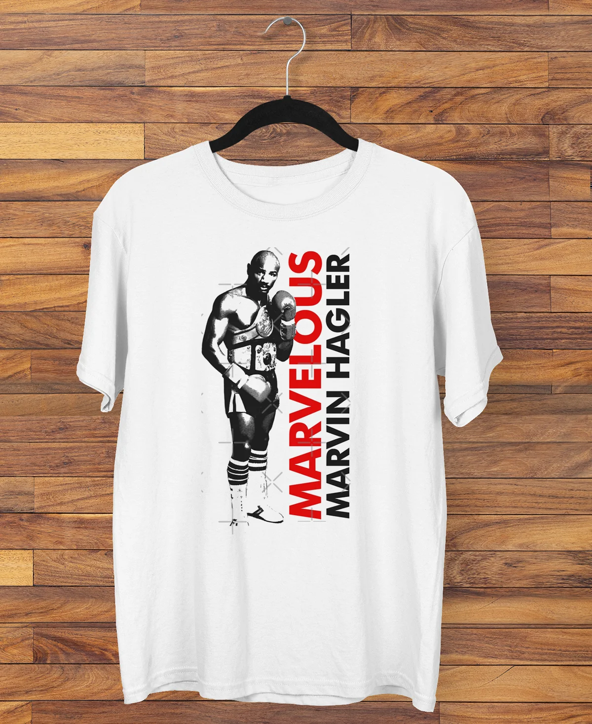 Marvelous Marvin Hagler boxing T-shirt White Unisex S to 5Xl JJ3744