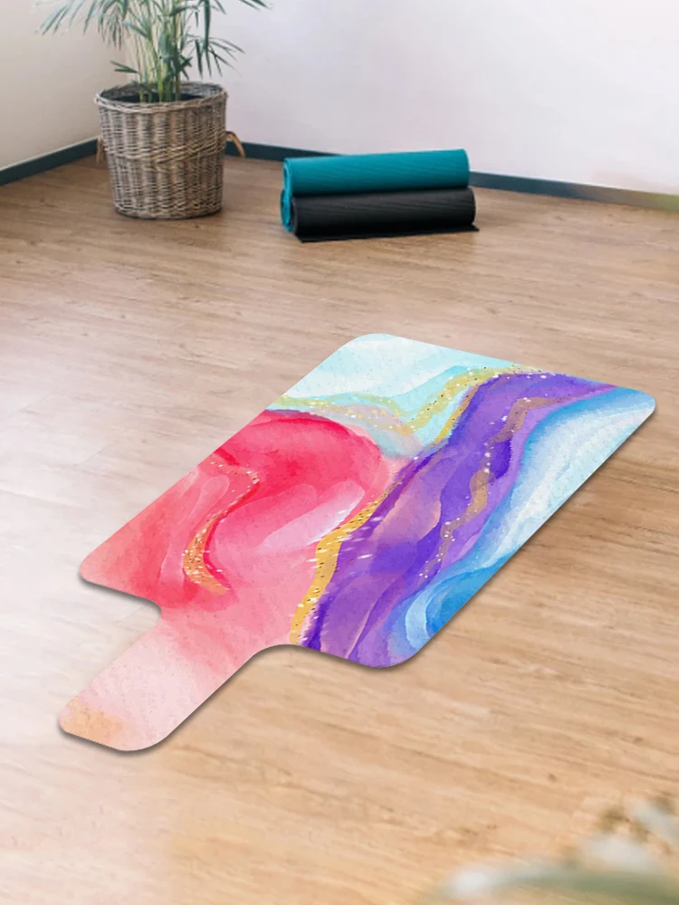 Pilates Reformer Mat Non-Slip Pilates Suede Rubber Yoga Mat Portable Pilates Reformer Machine Towel for Balance Training