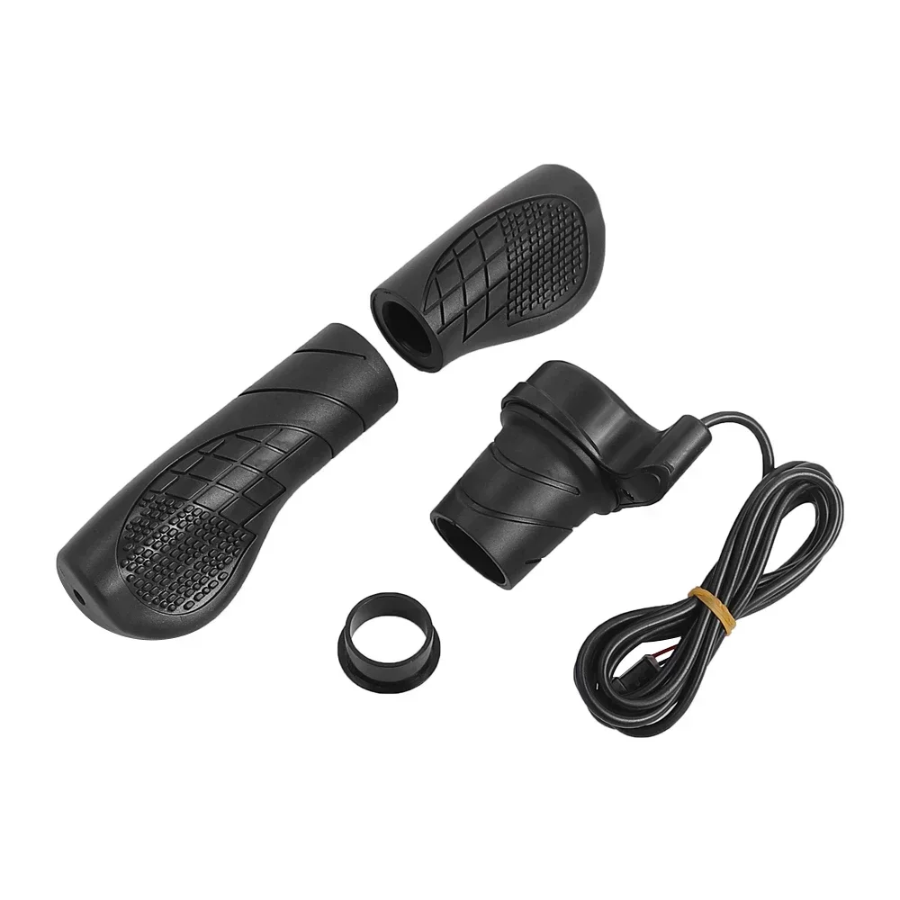 HLHYX Electric Bicycle Right Handle for Electric Bike Scooter Throttle WP SM Connector 36V 48V 72V Half Handle Twist Throttle image 3