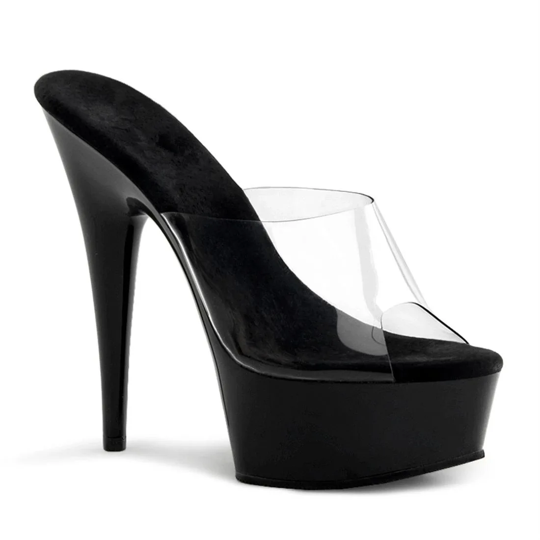 Shoes Woman Slipper Elegant High Heels 15CM Heavy-bottomed New 2026 Summer Fine Mules Platform Outside Ladies Slippers Shoes
