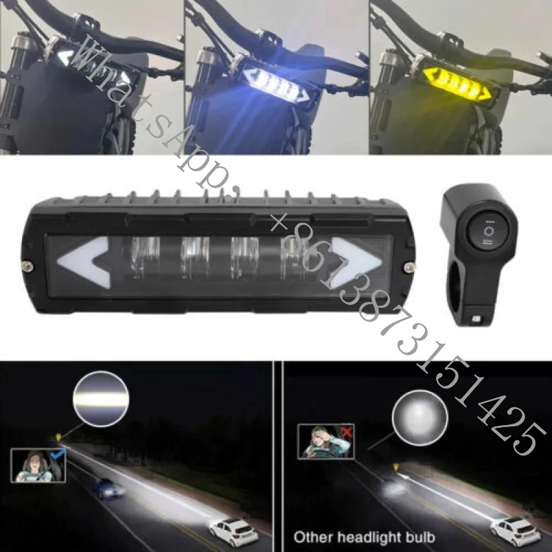 

Suitable Sur-Ron X260/X160 Off-Road Bikes: 80W LED Headlight Strip Kits