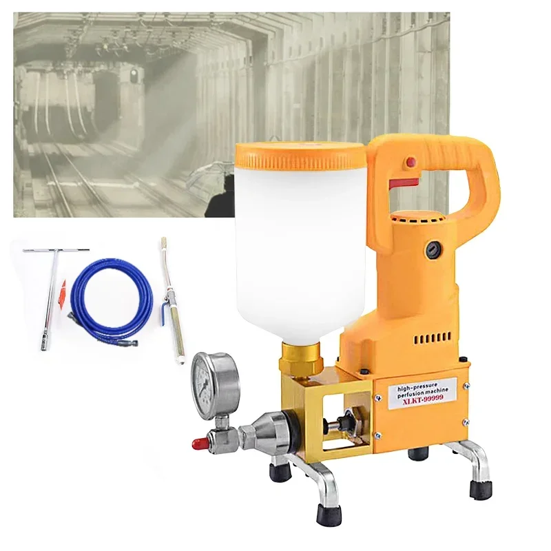 

#1100W High Pressure Polyurethane Grouting Fluid Water-curing Material Grouting Plugging Agent Waterproof Grouting Pump Machine
