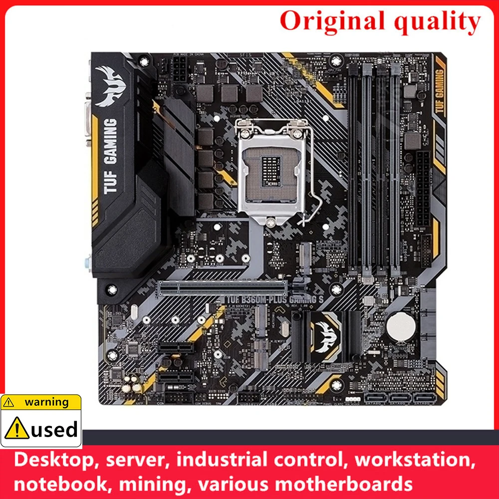 

Used For TUF B360M-PLUS GAMING S Motherboards LGA 1151 DDR4 64GB M-ATX For Intel B360 Desktop Mainboard SATA III USB3.0