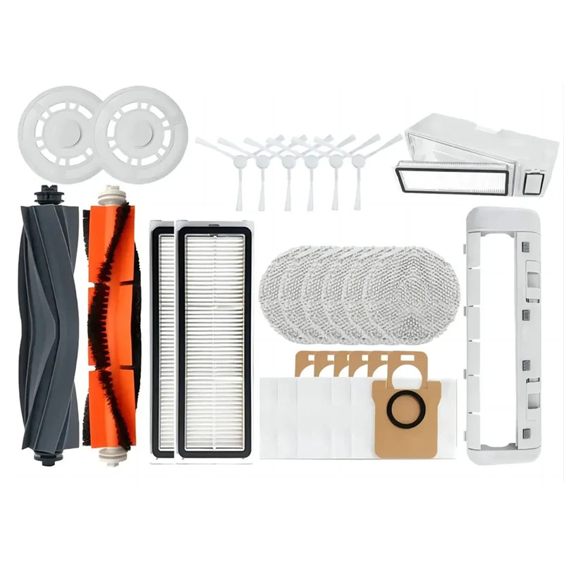 A76G-untuk Xiaomi Robot Vakum X10 + X10 Plus B101GL Aksesori Suku Cadang Filter Hepa Kantong Debu Kain Pel Berdiri Kotak Debu