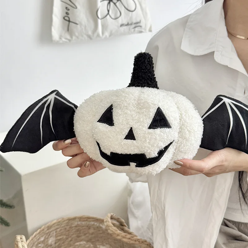 Festivo zucca di Halloween peluche cuscino morbido set di cuscini giocattolo fantasma regalo creativo decorazioni per la casa per bambini adulti elementi essenziali per feste