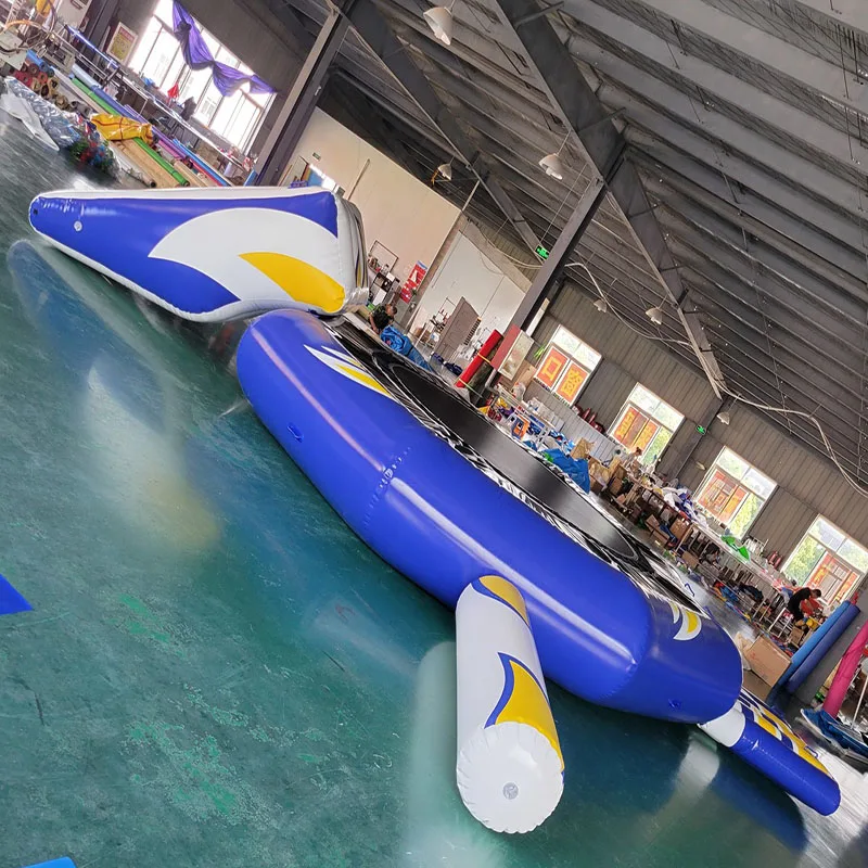 Inflatable Water Games Trampoline Sea Park Water Entertainment Inflatable Trampoline Inflatable Cushion Inflatable Balance