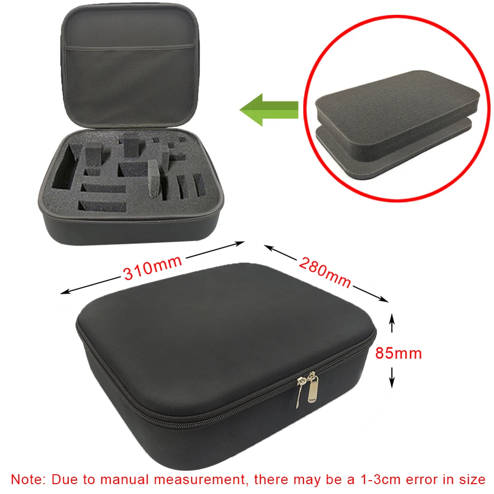 Diy Foam Hard Draagtas Opbergdoos Reisrits Tas Personalisatie Schokbestendige Cameratas Voor Accessoires Voor Buitenshuis