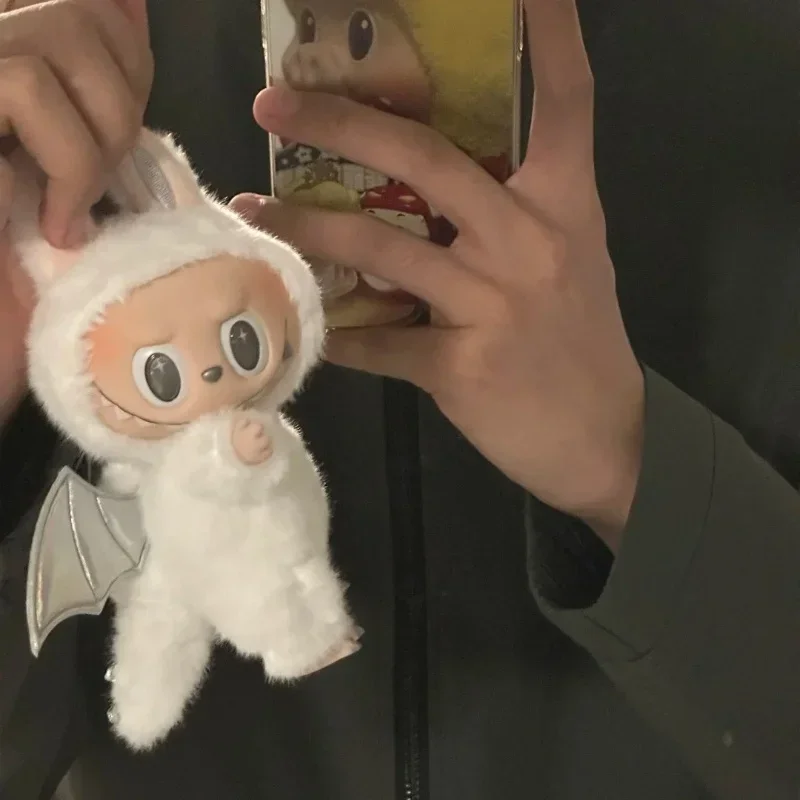 

Hot selling item Labubu Zimomo Angel Series Creative Change Doll Vinyl Pendant Doll Model bilnd box