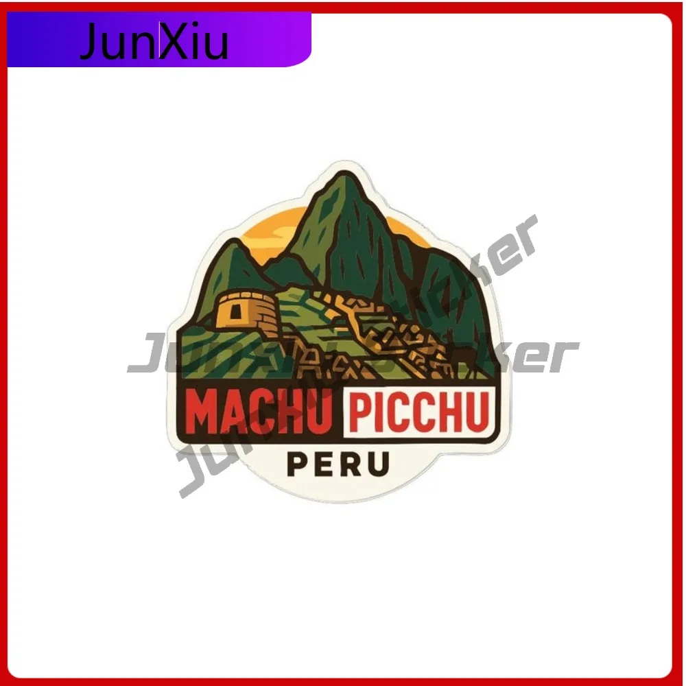

Machu Picchu Peru City Sticker Travel Vacation Cover Scratches Vinyl Decal Window Motorcycle Bumper Truck Aquarium Decoration