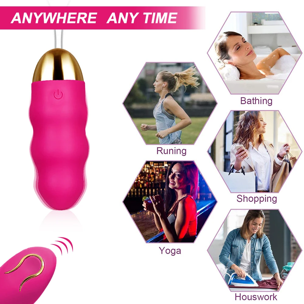 Remote Control  Kegel Egg Wearable Vibrator for Women Vagina Muscle Exerciser Clitoral stimulation Female Adult Sex Toys