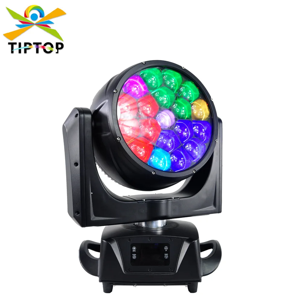 

19 pieces of 40 watts outdoor waterproof LED focusing bee eye moving head light cast aluminum chassis IP65 beam of light dyeing