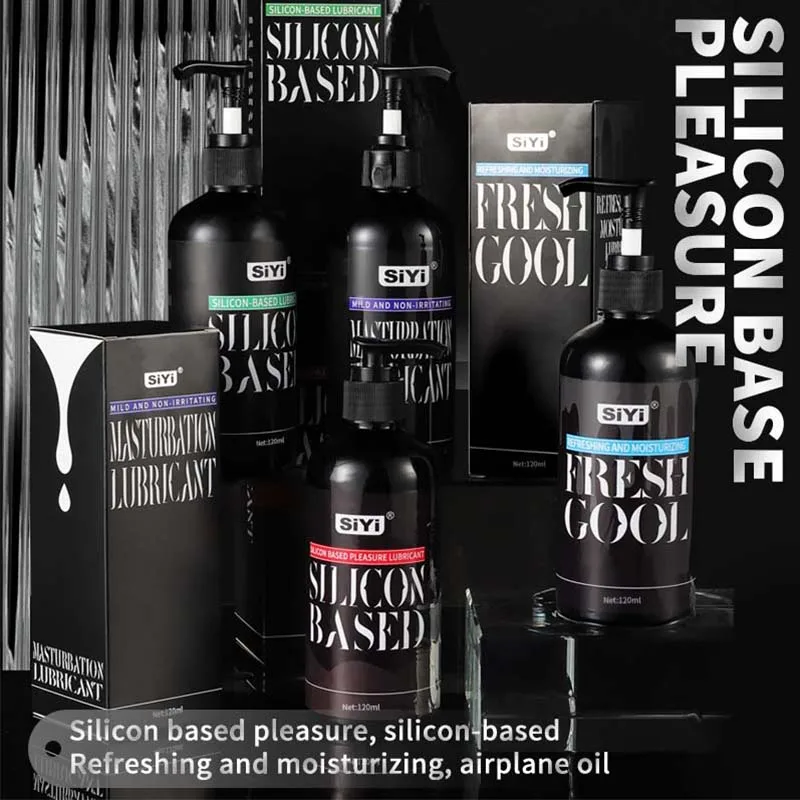 120ml/300ml Long-Lasting Silicone Based Lubricant for Sex Toy Stringy Anal Lube Suitable for Bathroom And Underwater Use