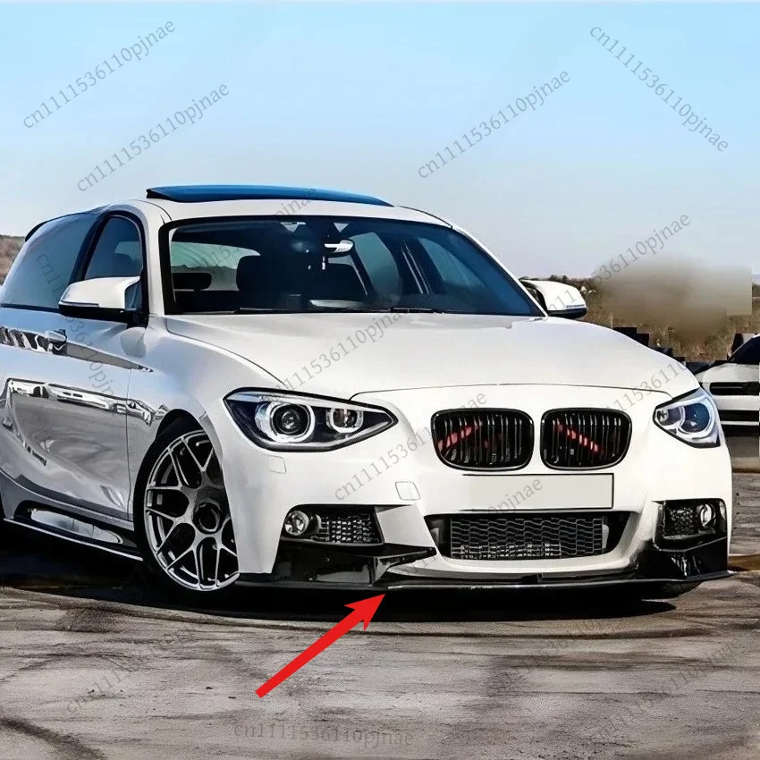 For BMW 1 Series F20 F21 118i 120d 120i M135i LCI M Sport  2012-2014 Car Front Bumper Lip Spoiler Splitter Diffuser Bodykits