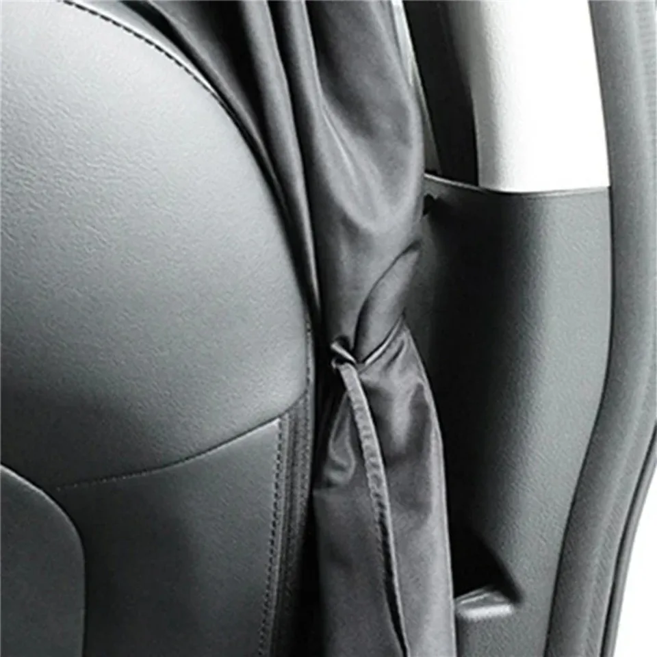 Car Privacy Curtains Universal Divider Curtain Between Rear Seat Auto Blackout Sun Shades Side Window Covers, image 5