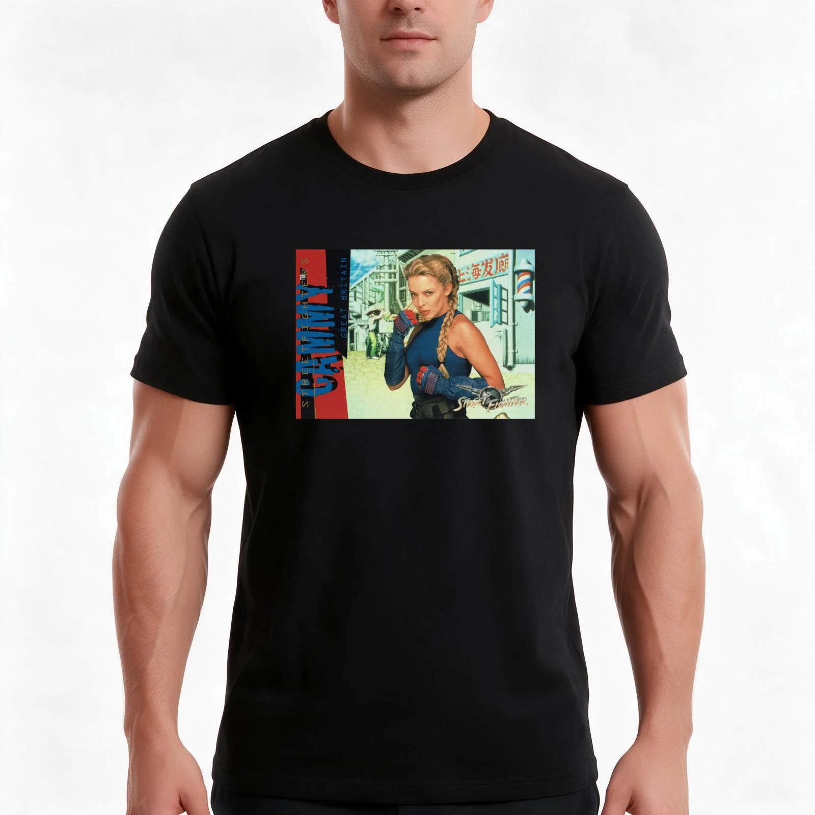 Cammy Movie Minogue T-Shirt, Summer Casual Cotton Tee, Oversized Streetwear Tops, Vintage Graphic Print, Loose Fit Short Sleeve