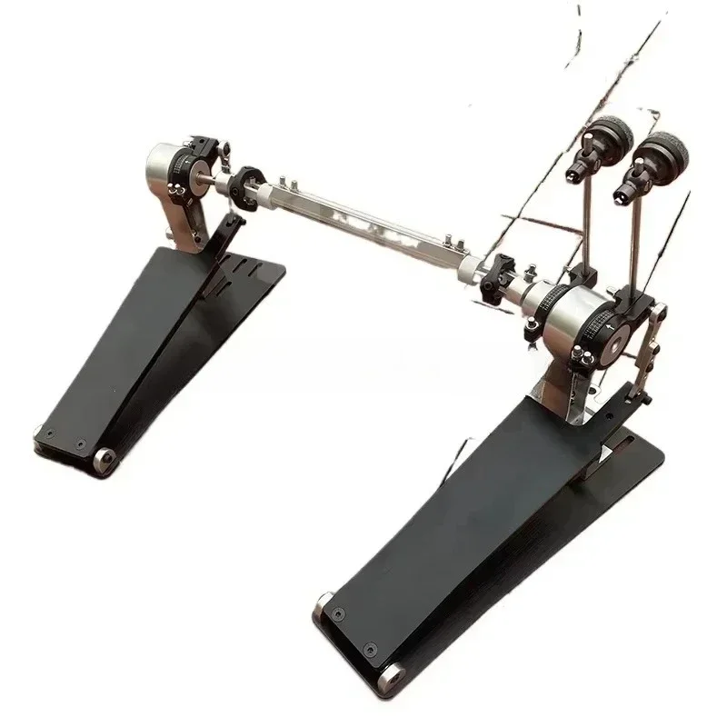 

Long board Speedy Direct drive shaft CNC cutting Craft jazz pedal Aluminum alloy powerful Twin Pedal kick bass drum double pedal