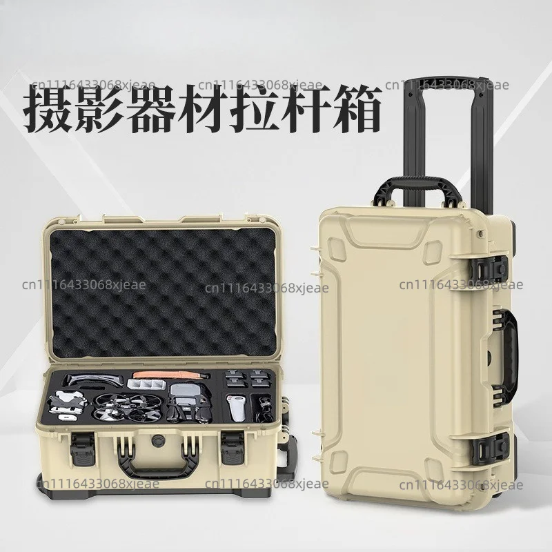 New Multifunctional Hardware Tools Storage Waterproof Toolbox Photographic Equipment Trolley Case
