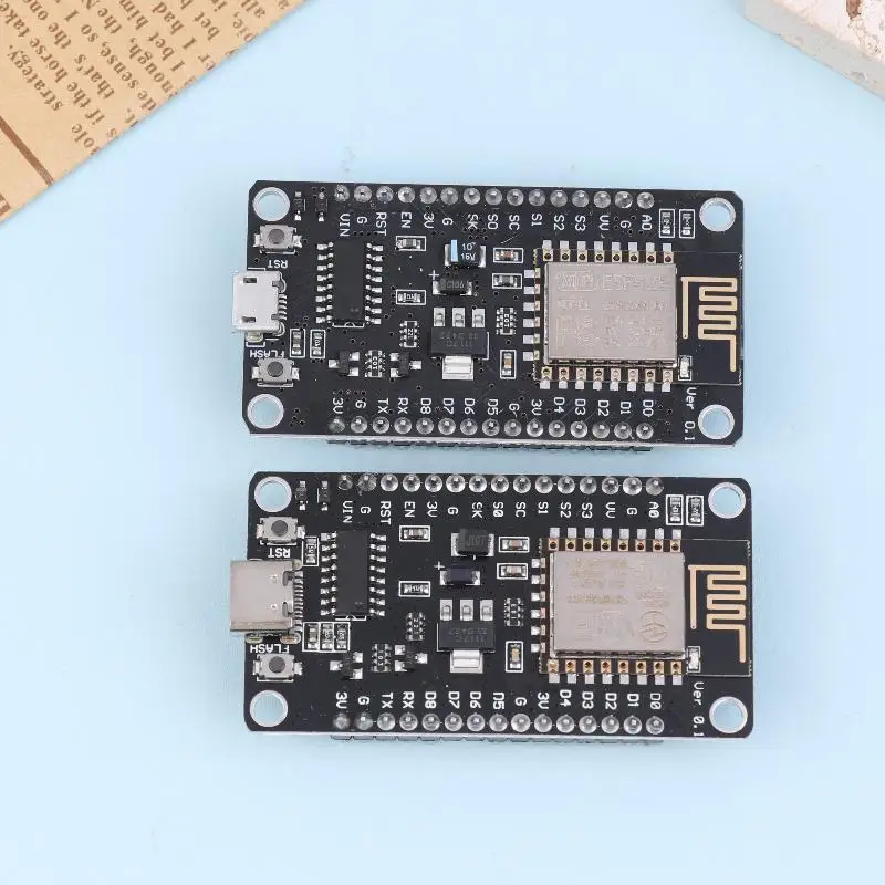 

Nodemcu Lua V2.1 ESP8266 ESP-12F WIFI Development Board Micro USB- CH340 Blackboard With FLASH Button And RST Button