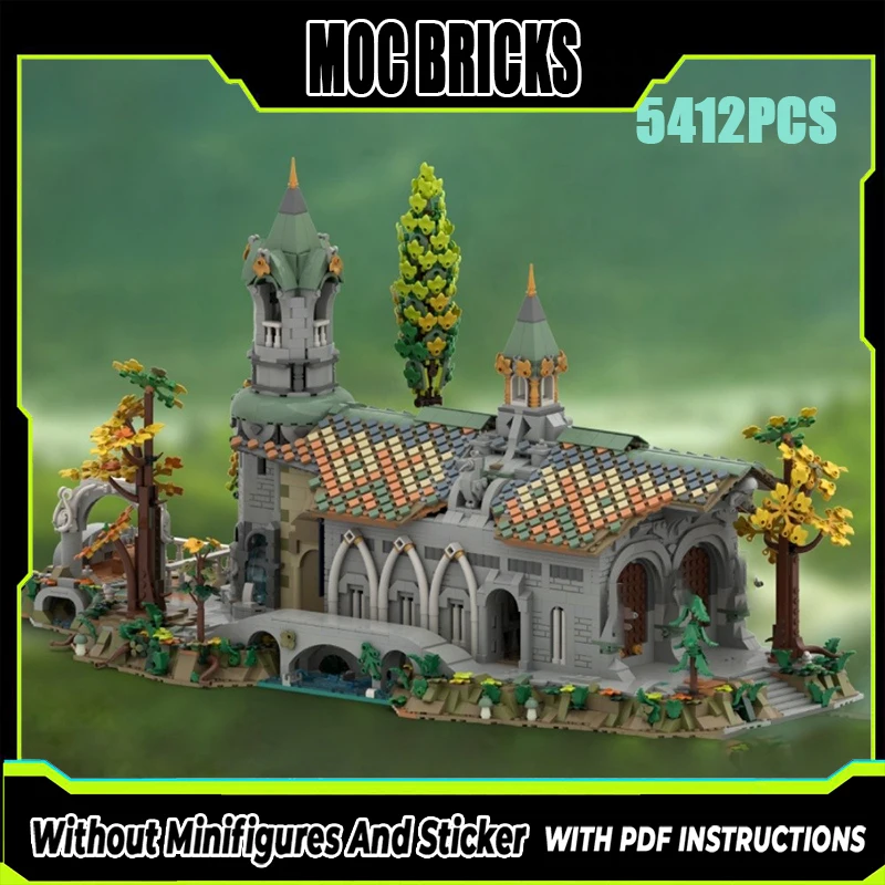 

Exquisite new product MOC building block ring movie scene model Ruima stable technology modular children's toy DIY assembly set