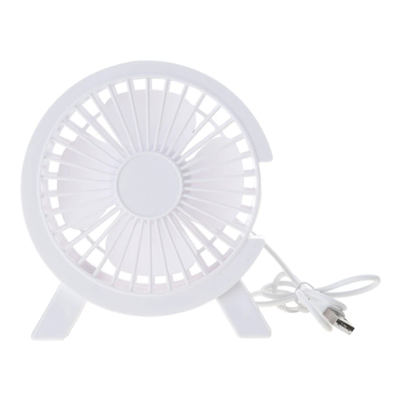 USB Desk Fan 1 Speed Small Desktop Table Quiet USB Fan for Indoor Outdoor