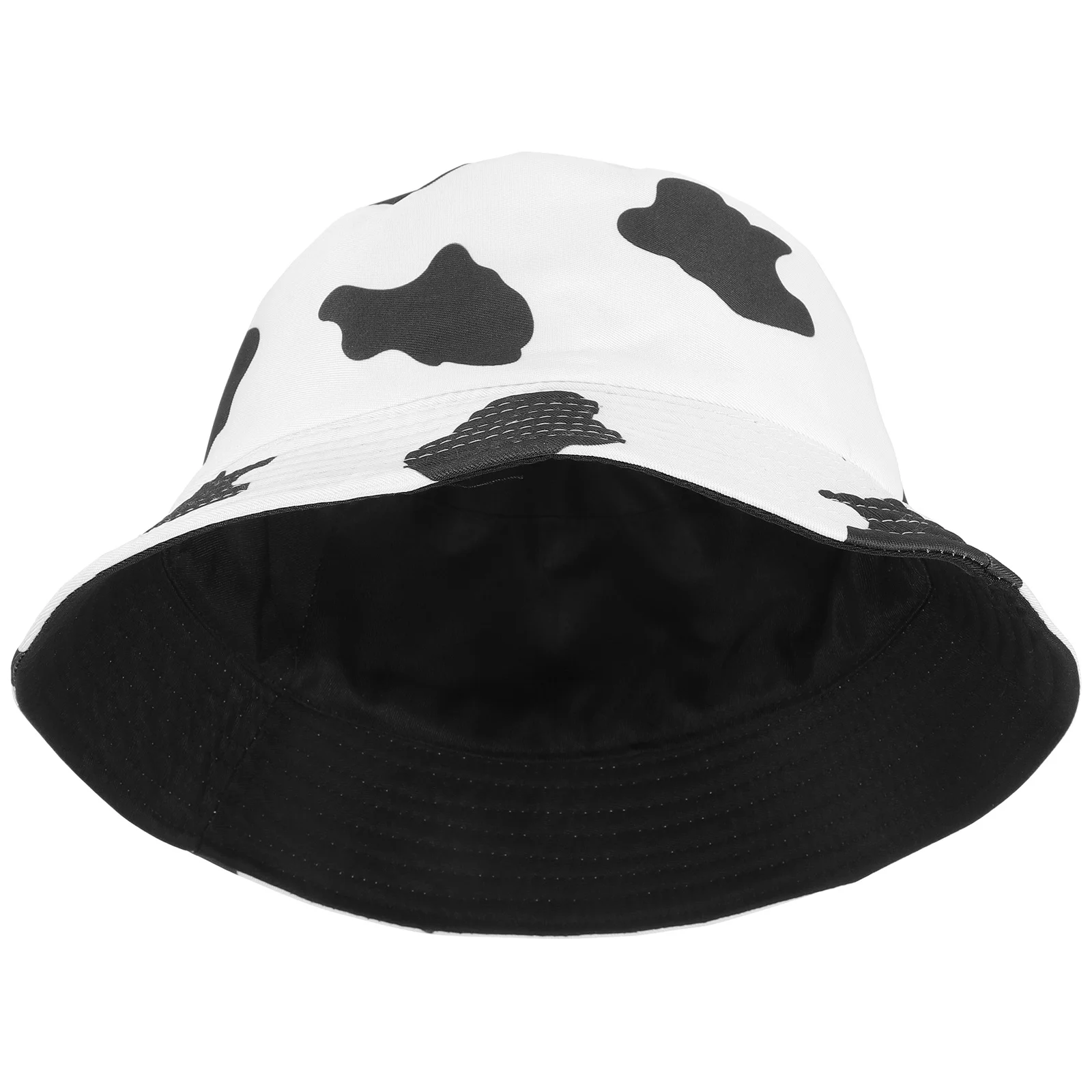 

1pcs Uv Protection Bucket Cow Print Cotton Fisherman For Women Lightweight Sun Protection Outdoor Summer Hat Breathable Beach
