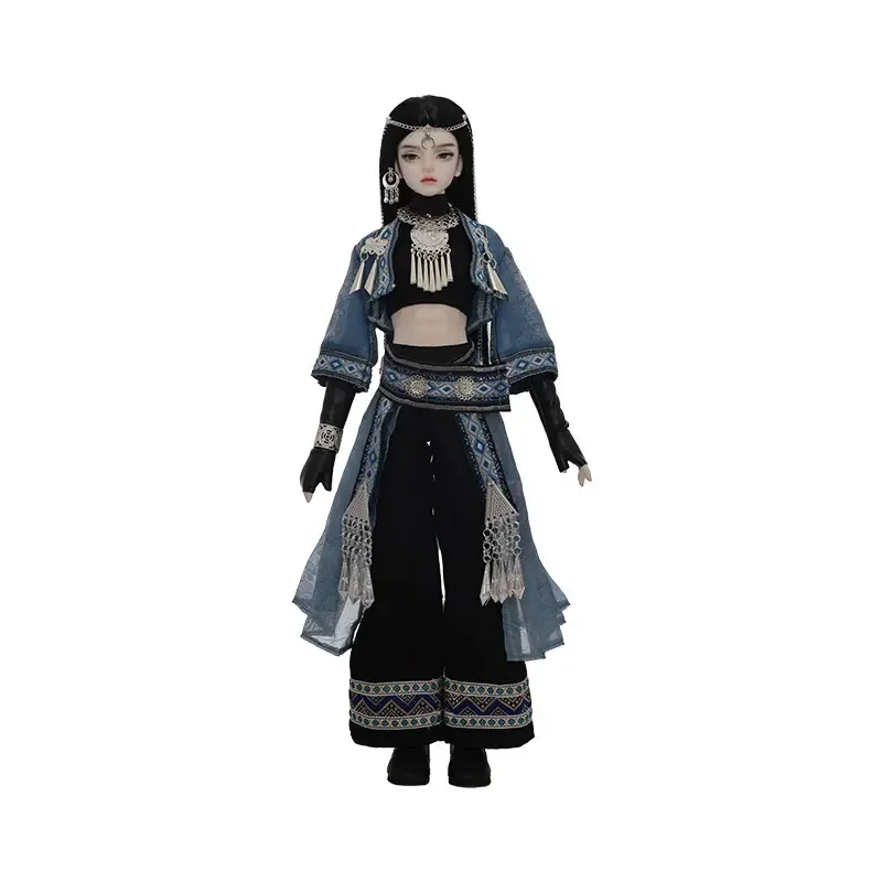 Suxi Bjd Doll 1/4 Bubo Unique Minority Miao Youth Paladin Embroidery Exquisite Collection Gift Ball Jointed Dolls Shugafairy