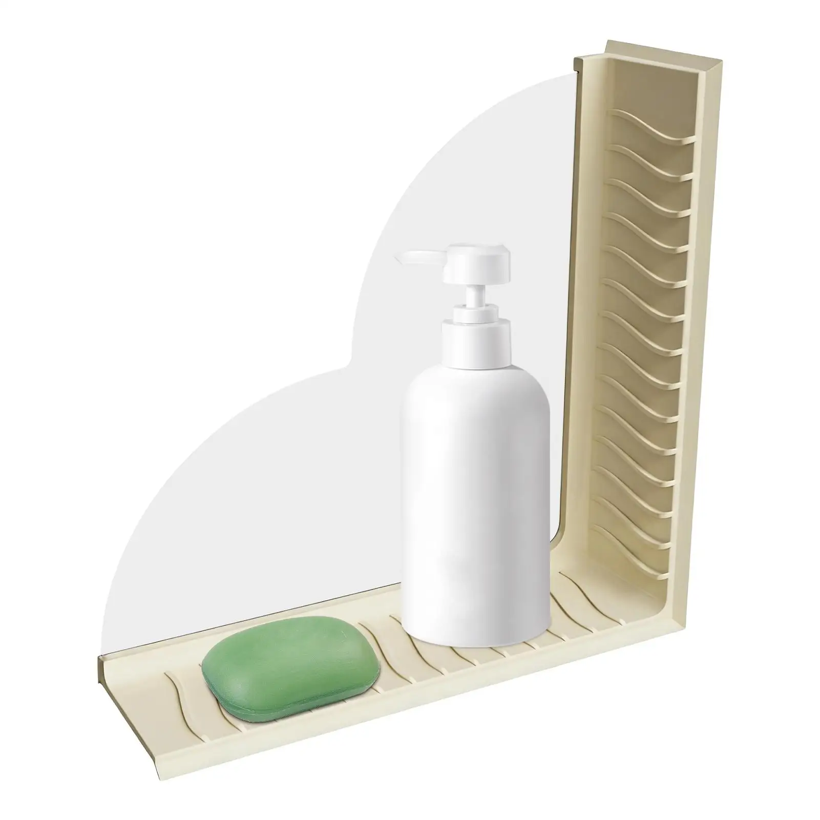 Strong Suction Cup Shower Splash Guard Silicone Bathtub Water Blocker Waterproof Splash Proof Sink Partition Plate For Bathrooms