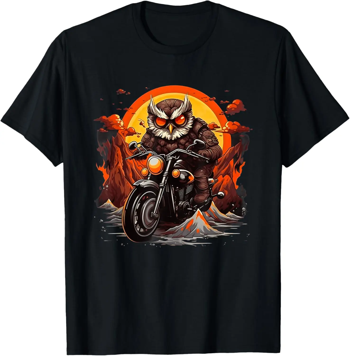 

Biker Owl Riding Motorcycle T-Shirt