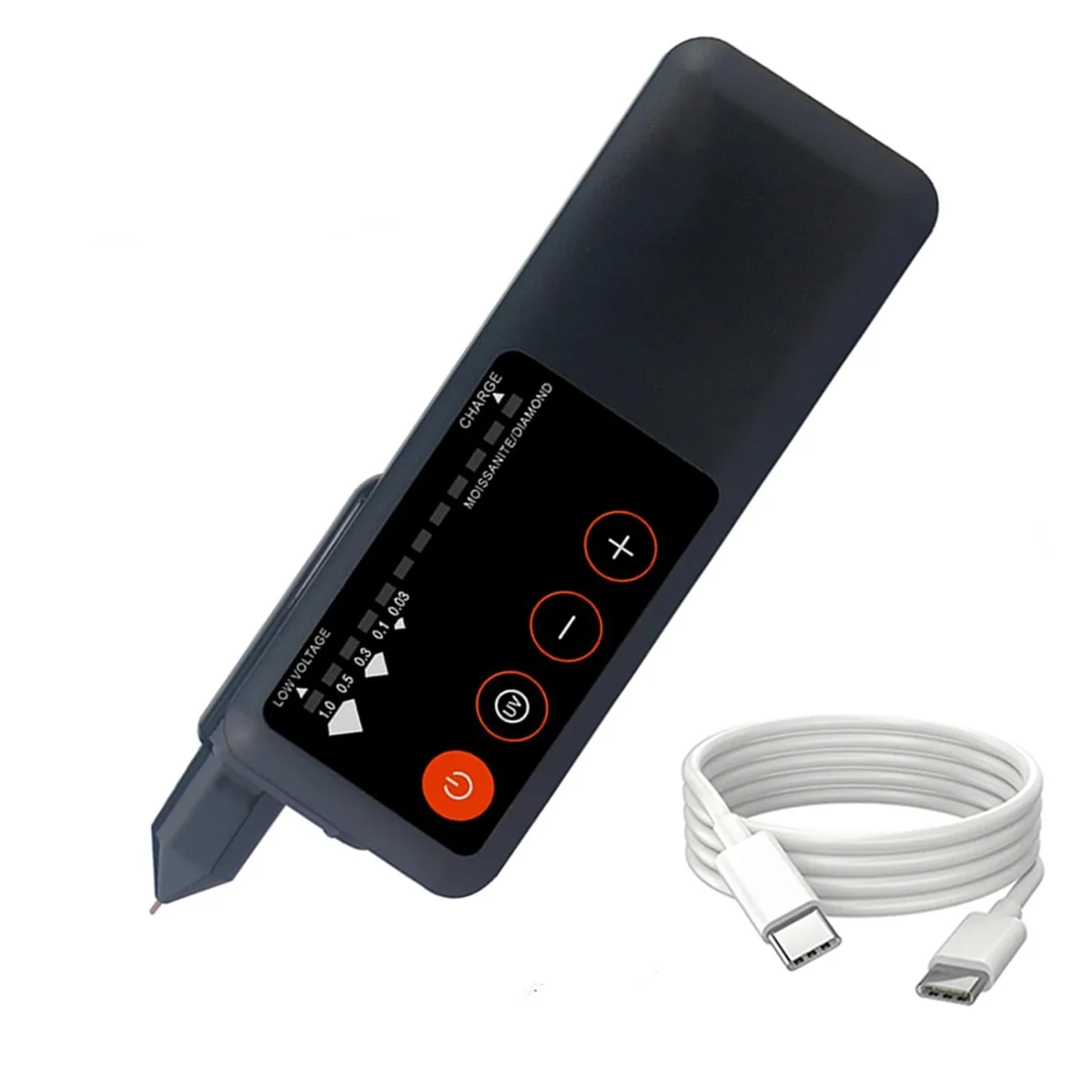 

ABQR Professional Diamond Tester, Rechargeable, Electronic Diamond Gem Tester and Tester-Suitable for Novice Diamond Selector