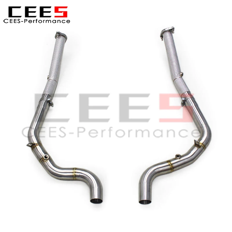 

Выпускной коллектор CEES (прямой) для Land Rover Range Rover L322 L405 3.0 5.0 SC V6 V8 2009+ (для гоночных автомобилей), труба из нержавеющей стали SS304, часть выхлопной системы