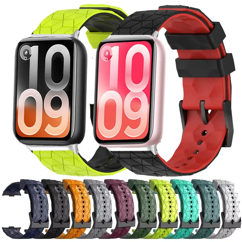Silikonarmband für Redmi Watch 4 5 6 Smartwatch Sportarmband für Xiaomi Mi Band 10 9 8 Pro Uhrenarmband Correa Zubehör