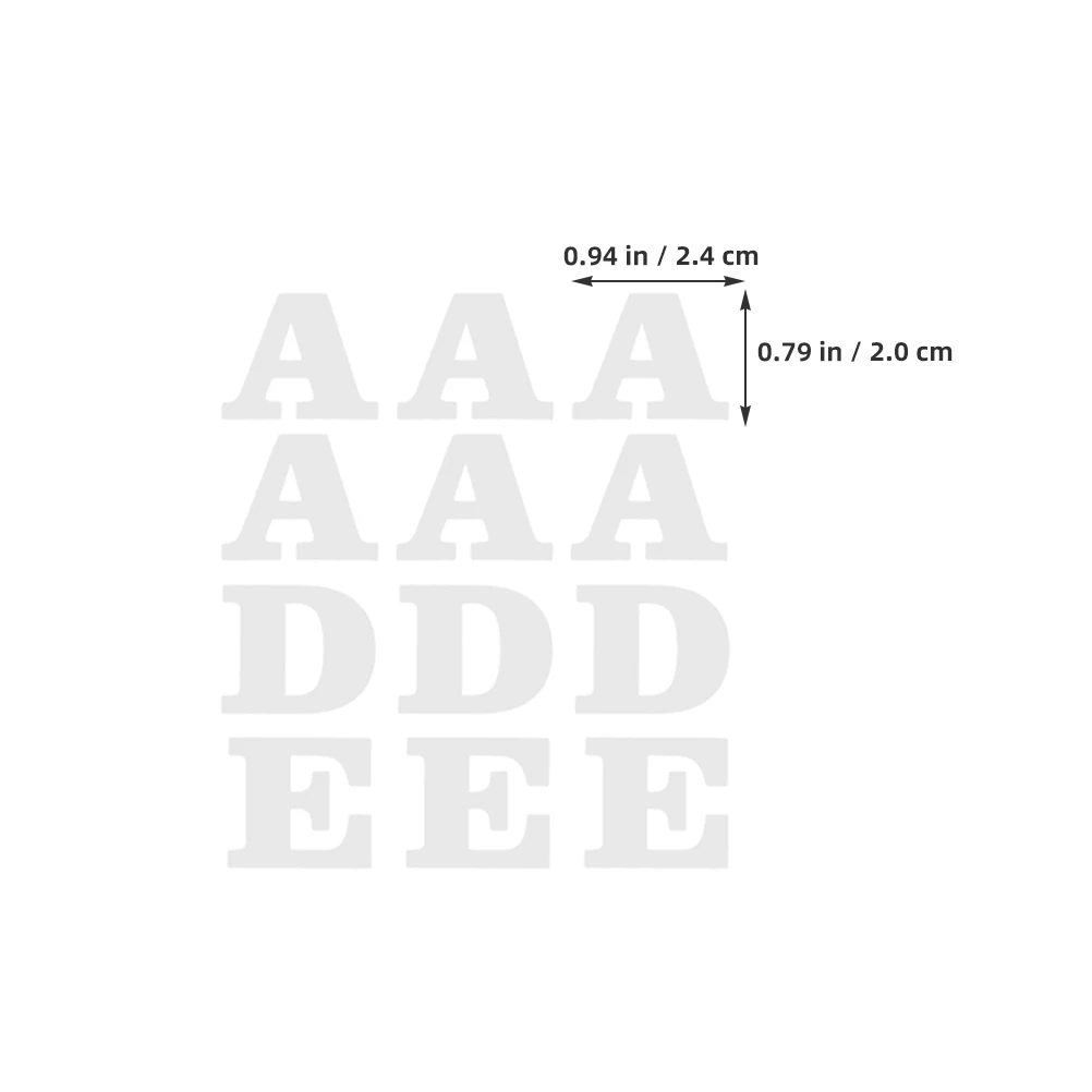 4 قطعة الحديد على الحروف نقل الحرارة الفينيل الأبجدية الرموز ملصقات DIY بها بنفسك الملابس تي شيرت النسيج الديكور يزين #4