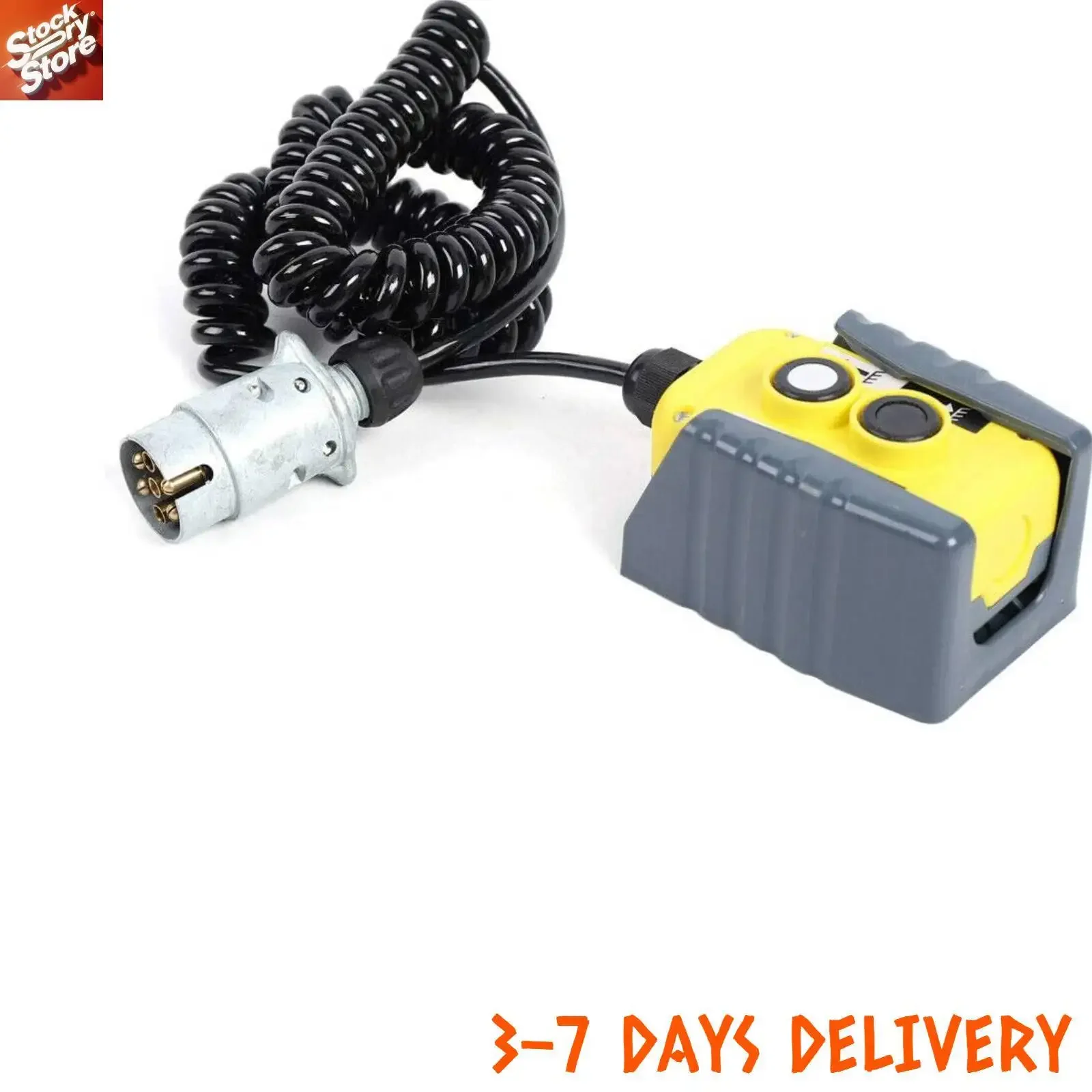 

4-проводной переключатель дистанционного управления прицепом с отбойником для гидравлических насосов Гидравлические насосы двойного действия 12 В постоянного тока, 2 кнопки