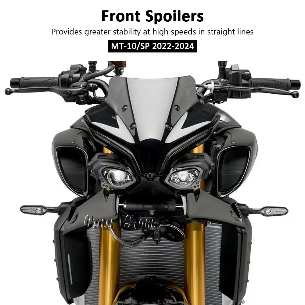 

Motorcycle Tuning Parts New Front Wheel Fender Beak Nose Downforce Cowl Spoiler Cover For Yamaha MT-10 MT10 mt10 MT 10 SP 2022-