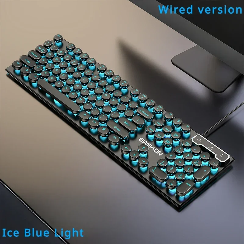 

Проводная клавиатура RGB Ретро ABS Keycap pc E-sports аксессуары для игрового ноутбука Водонепроницаемая клавиатура