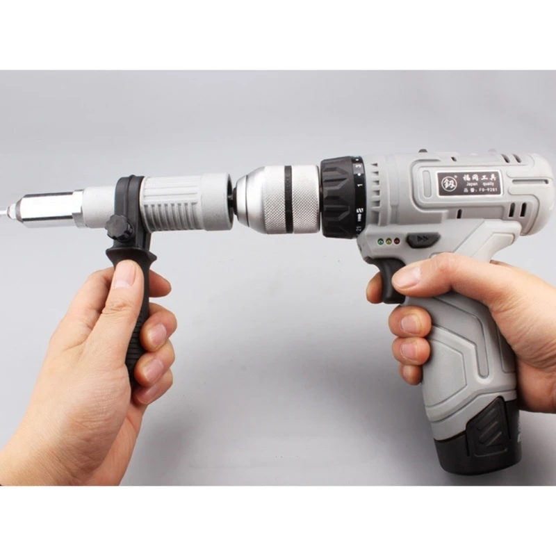 Bộ chuyển đổi RivetGun bằng thép hợp kim cho Máy khoan điện Dụng cụ cầm tay dùng điện Riveter E65B