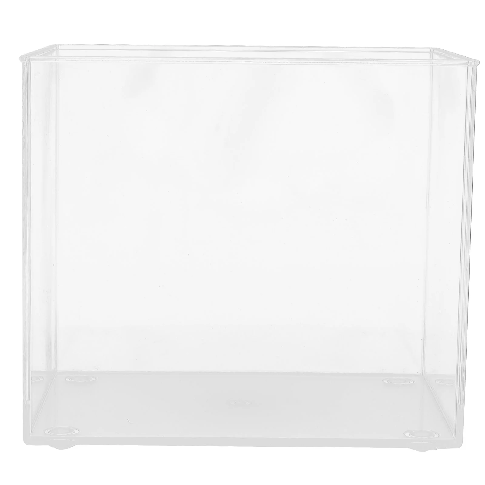 Transparent Goldfish Tank Desktop Fish Tank Square Aquarium Desktop Plastic Fish Tank fish bowl aquarium tank