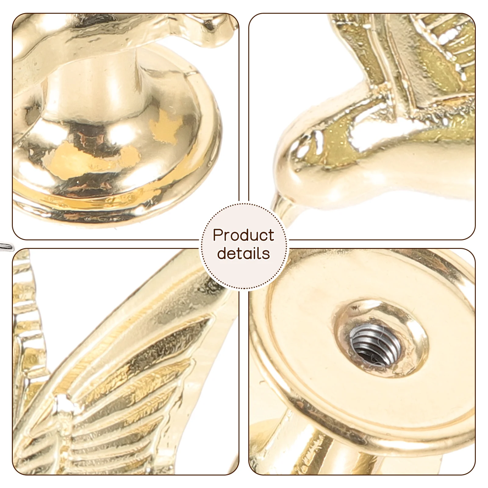 

2pcs Bird Shaped Cabinet Knobs Vintage Decorative Drawer Pulls Metal Kitchen Handles Furniture Hardware Wardrobe Bathroom