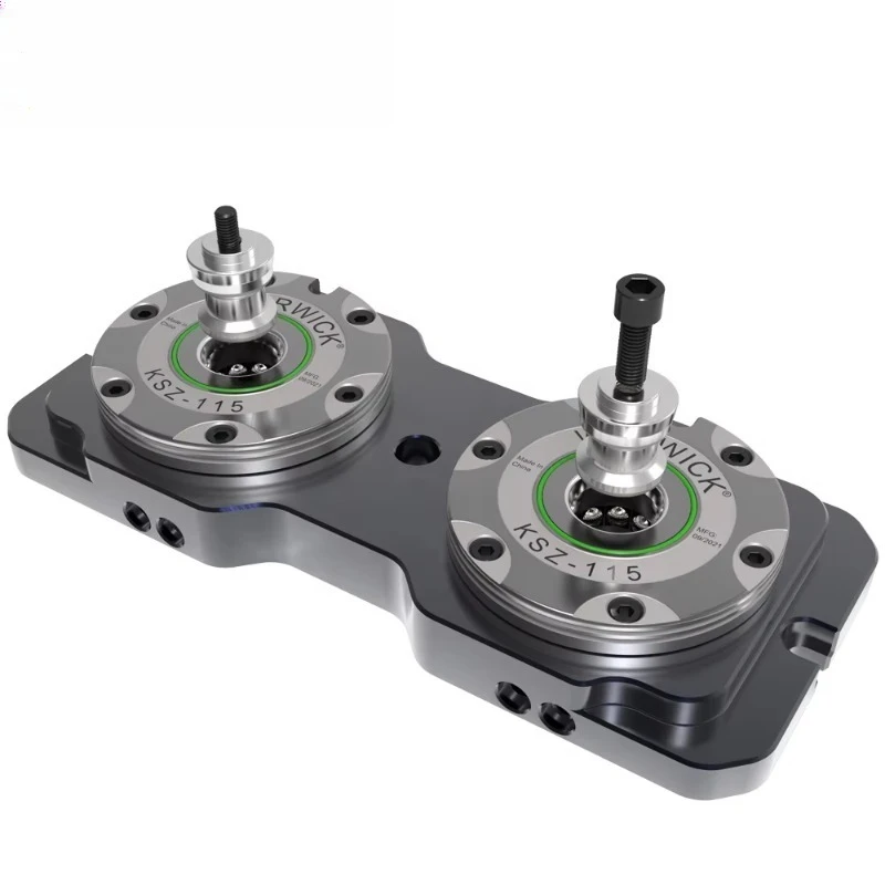 

KSZ115-T2 Hot Sale CNC zero Point Quick Change Pallet System 2 Way Clamping Stations for General Milling Applications