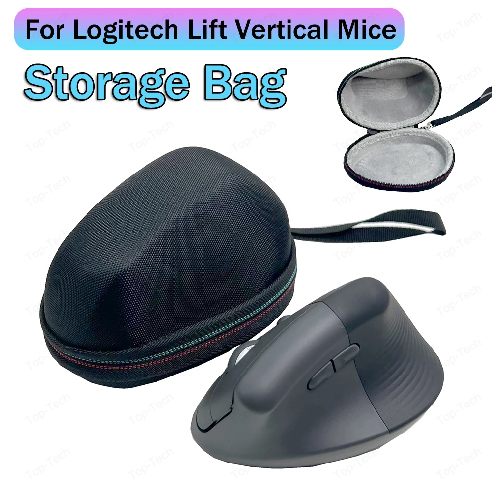 Estuche de transporte impermeable para ratón ergonómico Vertical Logitech Lift