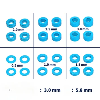 24 Stuks M3 Schroef Spacer Set 3Mm Schroeven Platte Pakking Wasmachine Spacer Voor Rc Auto Tamiya 53539 Tt02 Tt01 Xv01 Xv02 Hsp Wltoys Hpi Yokomo