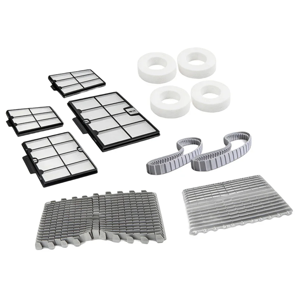 Upgraded Replacement Parts Set for Dolphin PS Robotic Pool Cleaner Filter Panel and Brush Combination 9991463 R4